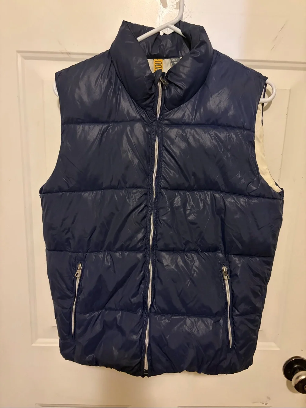 Zara Navy Blue Puffer Vest Youth Boys Size XL